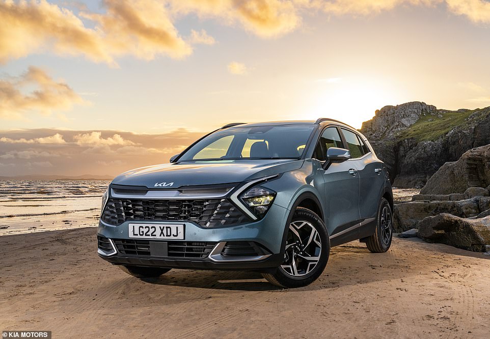The Kia Sportage SUV has moved three places higher in the sales chart than last year, and that's despite the fifth-generation car only appearing in UK showrooms from the middle of February 2022